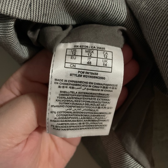 GUESS BNWT Striped Blazer Size 12 - Picture 5 of 11